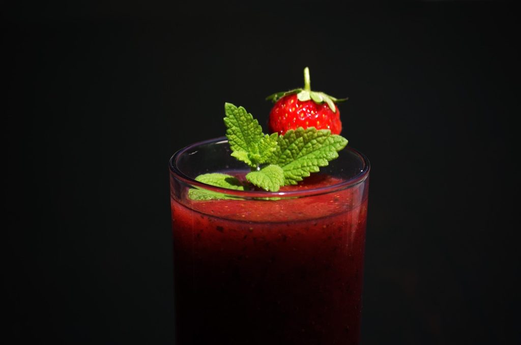Fresh mint cooler with ice and mint leaf garnish at Caffeine Tales smoothie, fruit, a drink, drink, health, smoothie, smoothie, smoothie, smoothie, smoothie